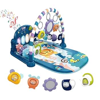 Amazon.com : Dearlomum Baby Play Mat & Gym, Fun Piano Tummy